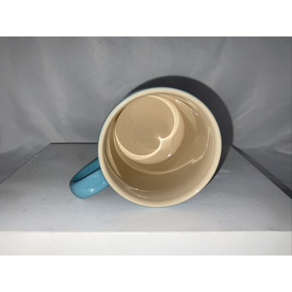 NEW Le Creuset Stoneware Coffee Mug Cup 12oz Caribbean Blue Green Fade Ombre - Picture 6 of 6